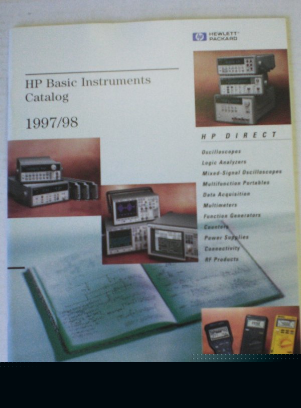 Hp hewlett packard basic instruments catalog 1997/98