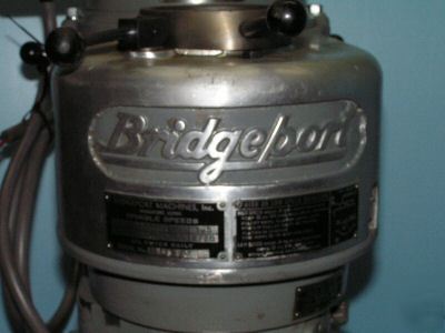 New bridgeport 1J, 1 hp head only
