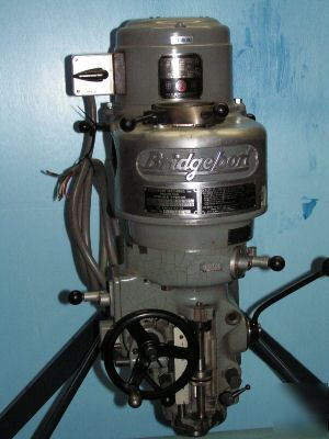 New bridgeport 1J, 1 hp head only