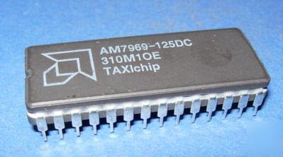 Cpu AM7969-125DC taxichip amd ceramic vintage ic