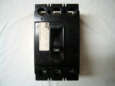 Federal pacific nej 125A 3P circuit breaker NEJ233125