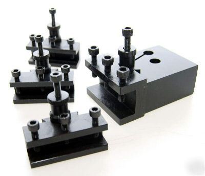 Lathe quick change toolpost starter set