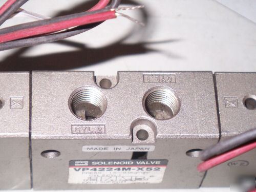 Smc VP4000 series 5 port dual solenoid valve double lot