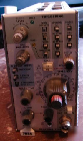 Tek 7B85 delaying time base vertical plug-in modules