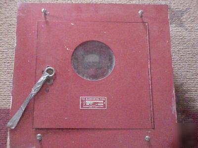1954 national time & signal alarm panel bell & pull sta