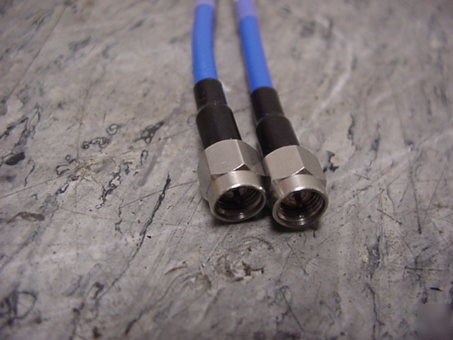 2 advantest cord sma-m-m calibration interconnect cable