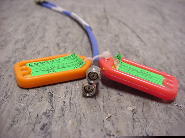 2 advantest cord sma-m-m calibration interconnect cable