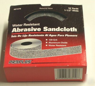 #AC09 - plumbers abrasive sand cloth -10 yards