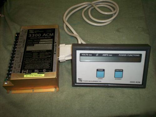 Acm 3300 seriesdigital power meter with display