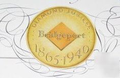 Bridgeport brass 75TH anniversary -1940 vintage ad