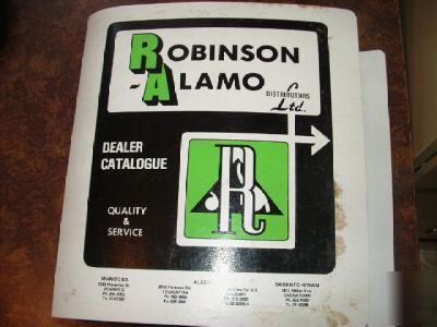 Dealer catalogue, robinson alamo, 1977