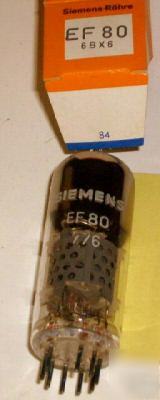 EF80 6BX6 siemens nos tube lots of 10 pcs