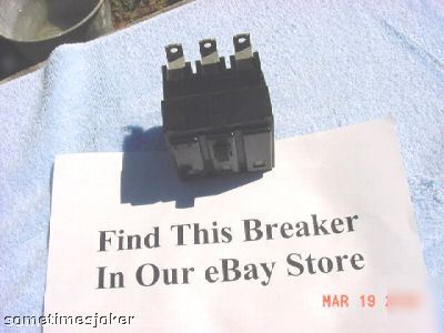 Fpe - 30 amp - 240 volt - 2 pole ventage used breaker