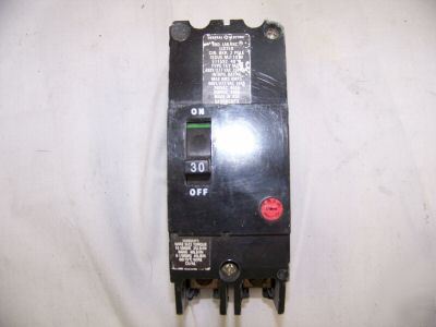 Ge tey circuit breaker TEY230 30 amp 2 pole bolt on 
