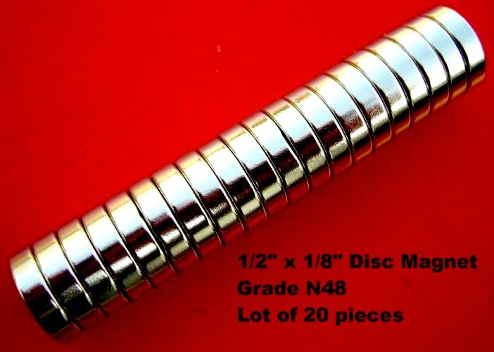 New 20 ndfeb neodymium MAGNETS1/2