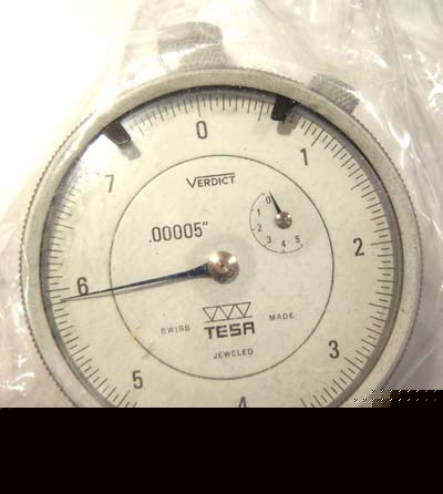 New dial indicator swiss made 0.00005