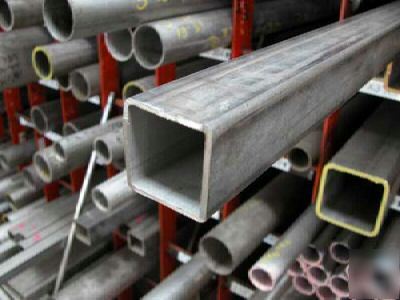 Stainless steel sq tube mill finish 11/2X11/2 X16GAX24