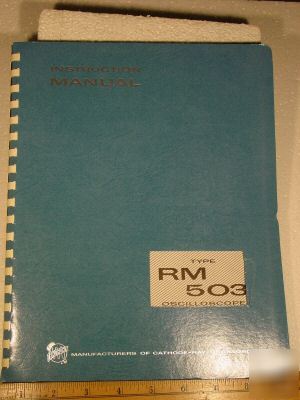 Tektronix instruction manual rm 503 oscilloscope RM503