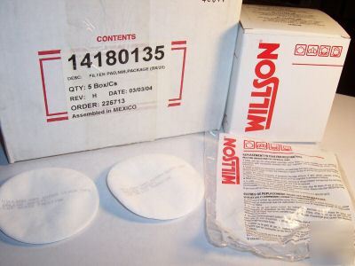 (120) wilson willson N95 n 95 replacement filters pads