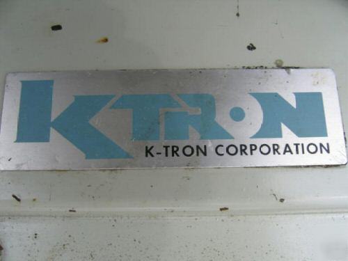 2â€ k-tron screw feeder; stainless steel (2919)
