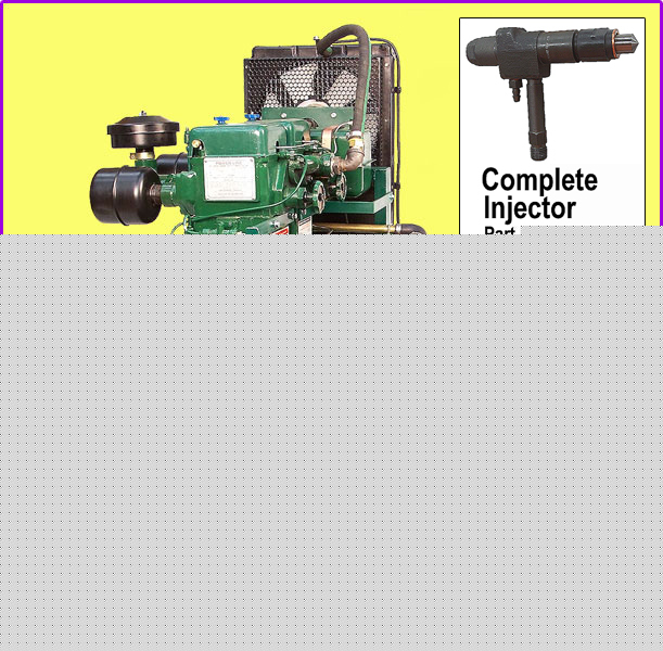 Complete injector for lister twin diesel generator 