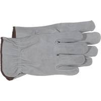 Gloves grey split leather l 4065L