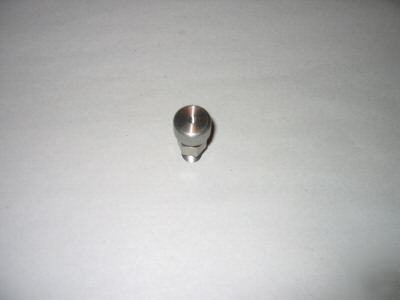 Scuba paintball compressor stainless steel bleed valve
