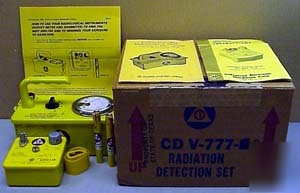 Victoreen v-777 civil defense geiger counter set v-715