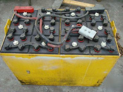 24 volt deka forklift battery fork lift hi-low 