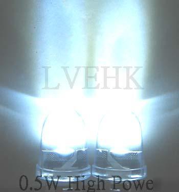 50P 10MM super bright high power 0.5W white led 280KMCD