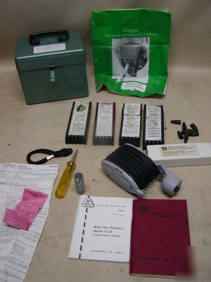 Drager multi gas detector mod. 21/31 w/case used