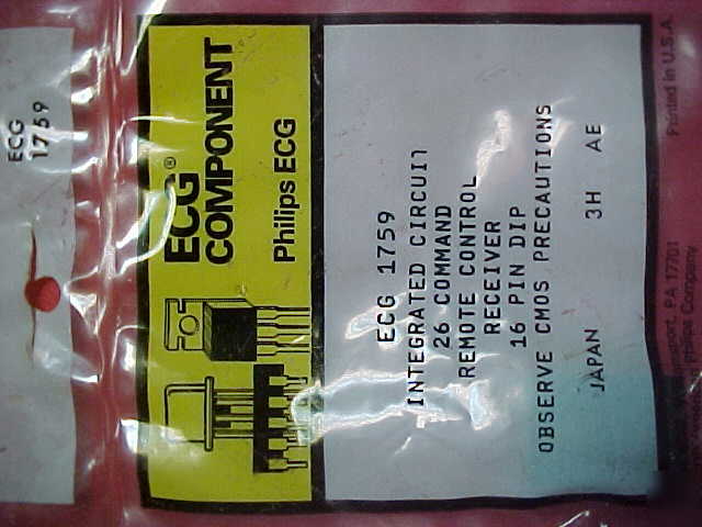 ECG1759 iv-tv remote ctrl recvr *