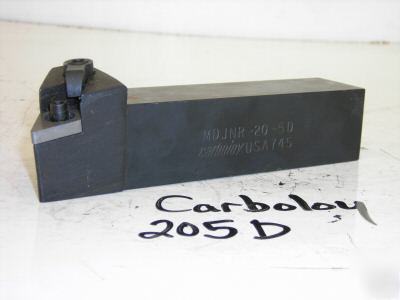 New carboloy turning tool mdjnr 205D 1 1/4'' shank 