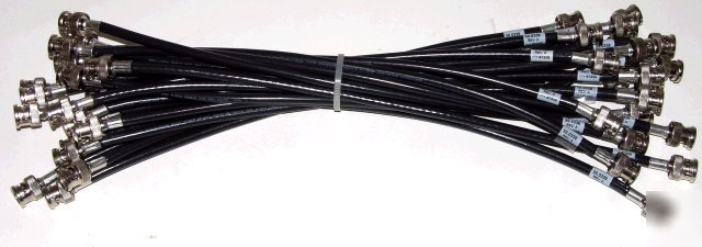 New lot of 16 co-axial patch cables