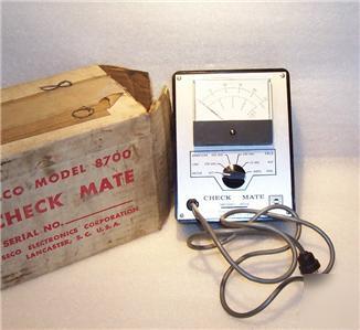 Seco electronics check mate special purpose meter ac-dc