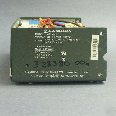 Used lambda lys-w-5 5-volt switching power supply