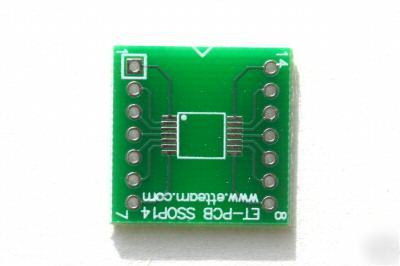 Mr-SSOP14-dip smt smd dip adapter basic stamp pic atmel