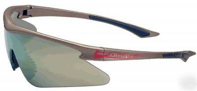 Olympic optical flame glasses-gold mirro lens/olive frm
