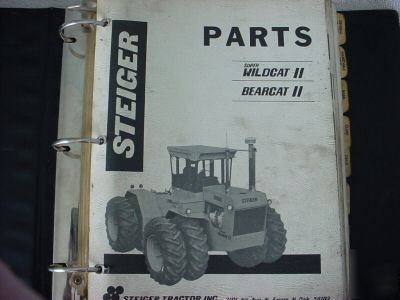 Steiger parts & service manual super wild cat ii &