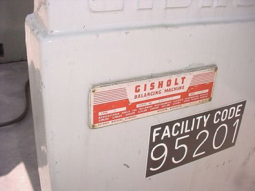 Gilman/gisholt balancing machine