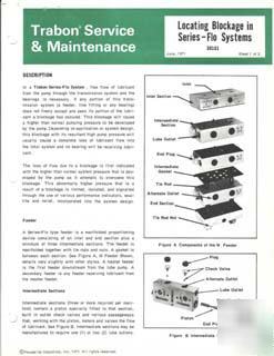 Trabon series-flo maintenance bulletin 