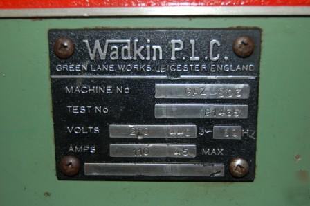 Wadkin 5-head moulder