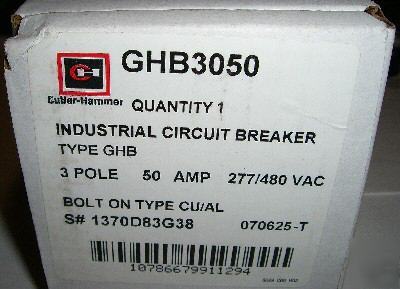 New cutler-hammer GHB3050 in box $59.95 free shipping