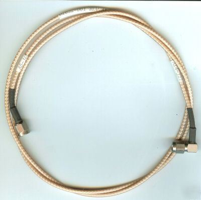 Rg-316 rf cable stainless ra sma (m)-sma(m) 41