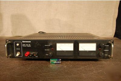 Sorensen dcr 150-38 power supply adj. dc volts / amps