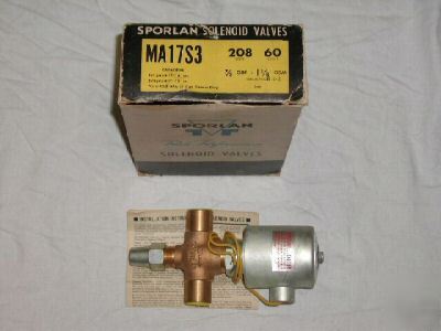 Sporlan refrigerant / water solenoid valve #MA17S3