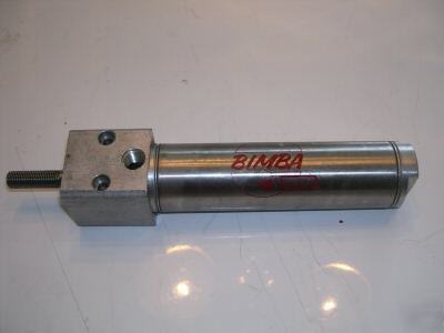 Used bimba bf-174-d bore double acting air cylinder