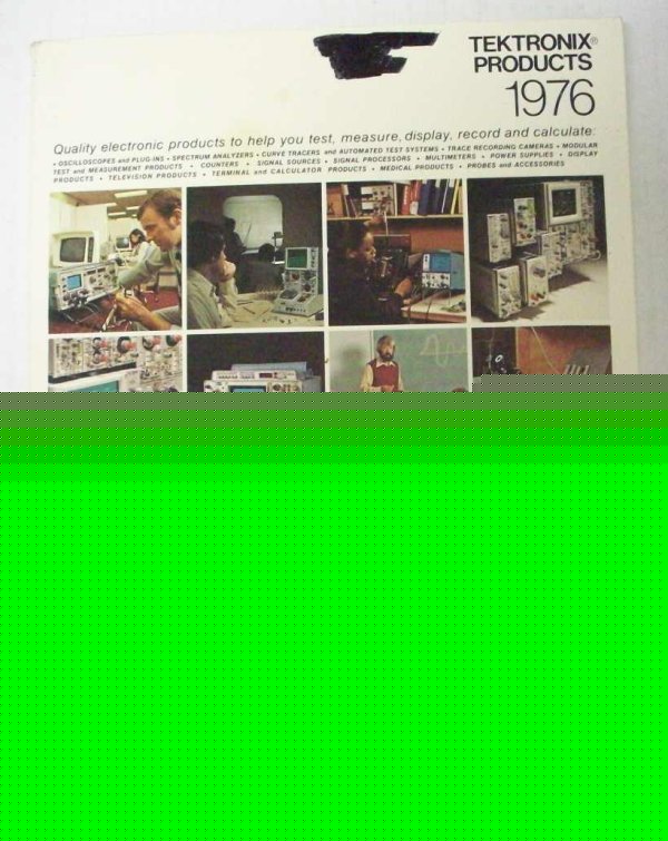 Tektronix products catalog 1976 - $5 shipping 