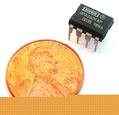 Ti ic ~ OPA2604AP OPA2604 ap op amp dual fet (3