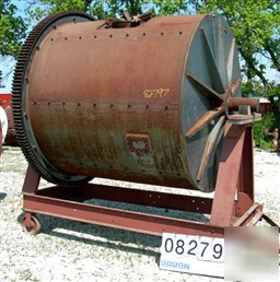 Used: paul o abbe ball mill, carbon steel non-lined cha